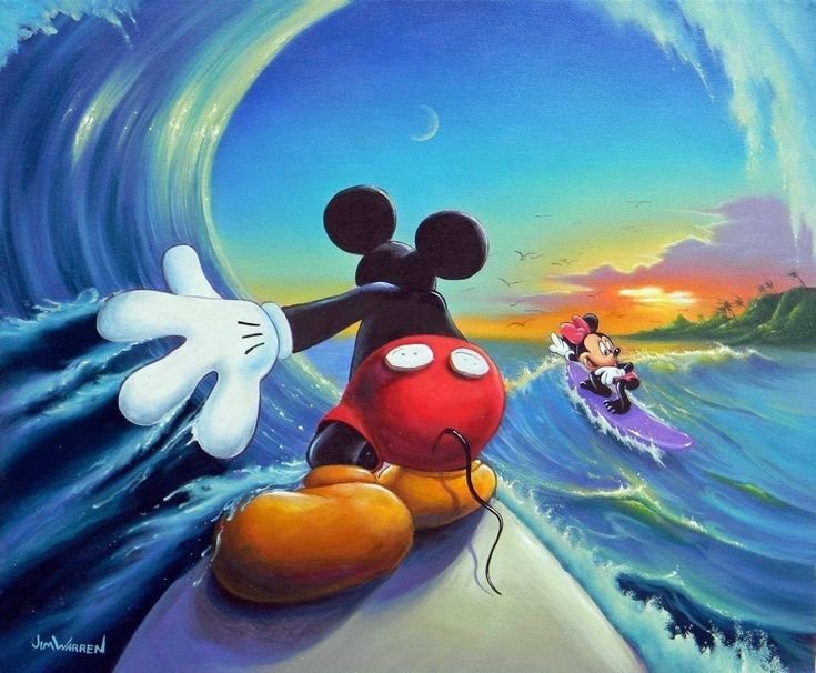 mickey and minnie